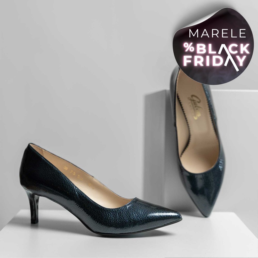 PANTOFI DAMA GUBAN PIELE NATURALA LACUITA BLEUMARIN 3S77514