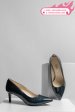 Pantofi dama guban piele naturala lacuita bleumarin 3s77514