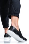 PANTOFI SPORT NEGRI PIELE NATURALA ASPKD001