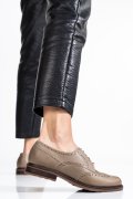 PANTOFI CASUAL DAMA PIELE NATURALA GRI 5S77671