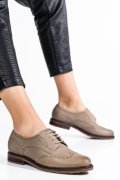 PANTOFI CASUAL DAMA PIELE NATURALA GRI 5S77671