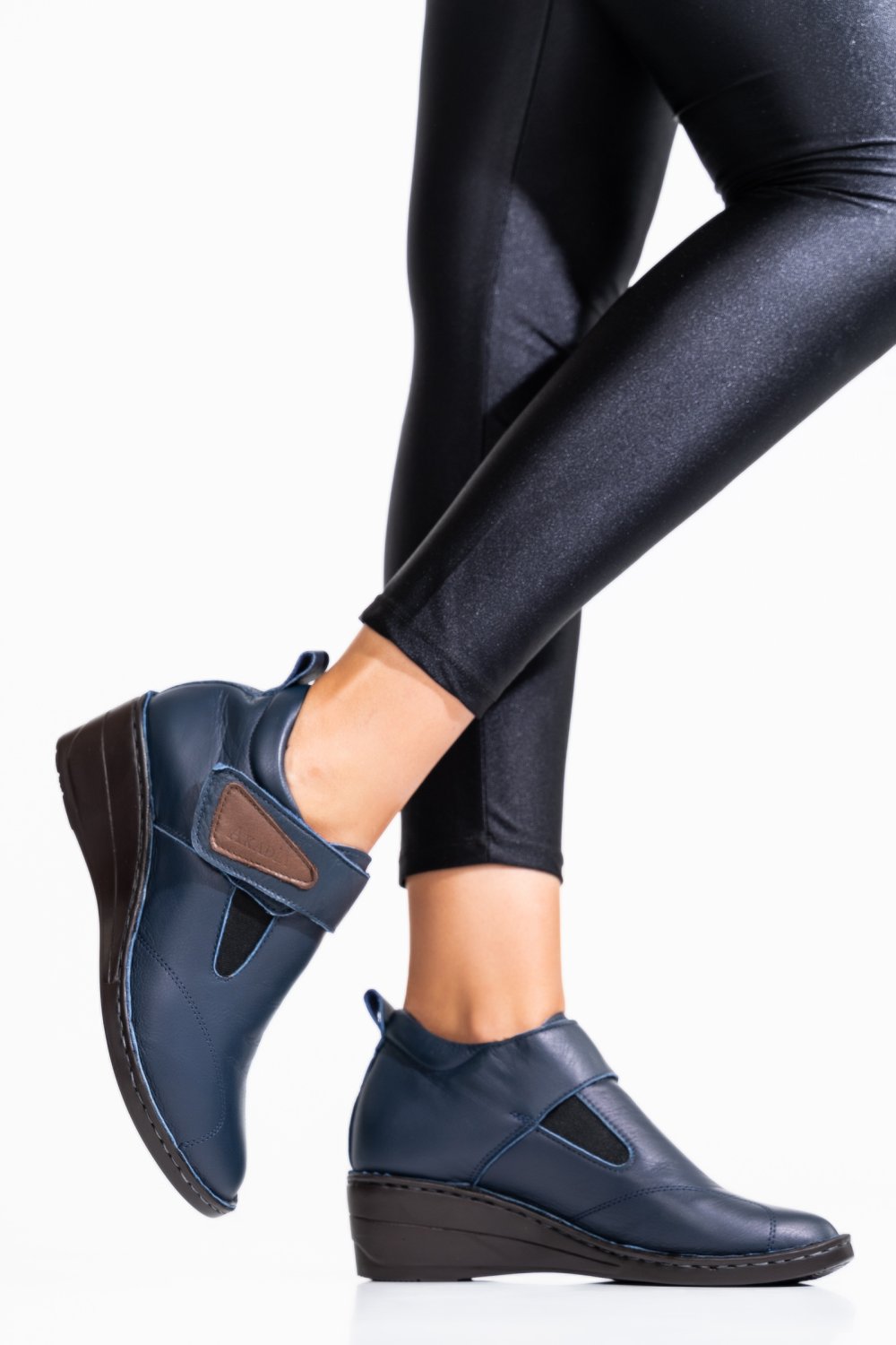 GHETE NAVY PIELE NATURALA APCKA4050