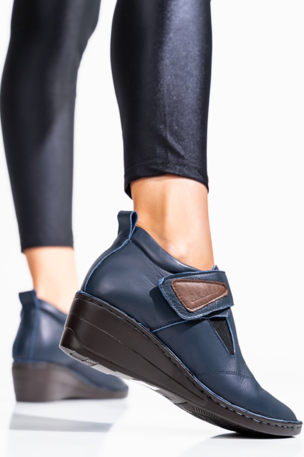 GHETE NAVY PIELE NATURALA APCKA4050