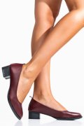 PANTOFI BORDO PIELE NATURALA 0PC65