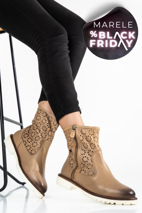 Ghete femei piele naturala nude 9s77231