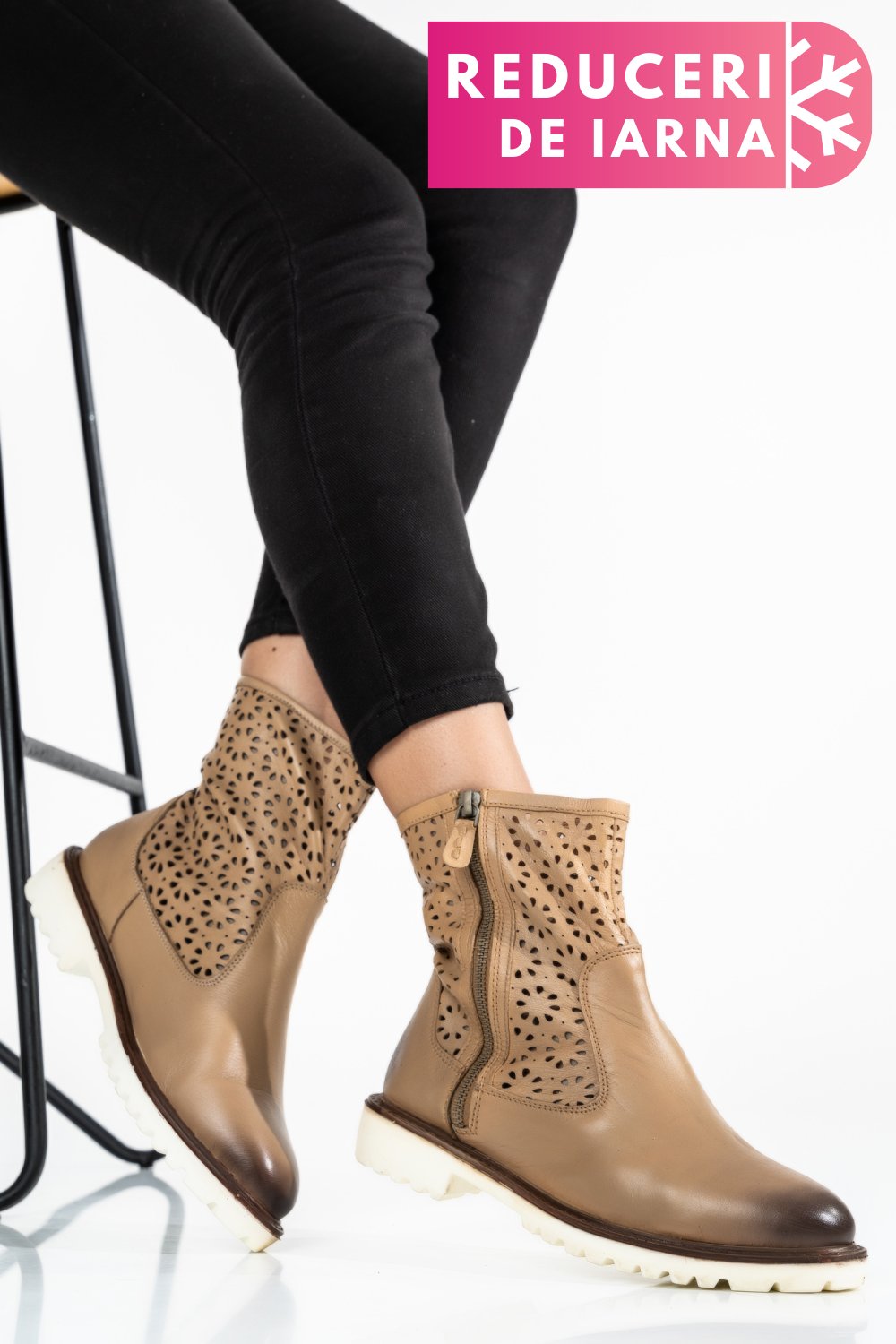 GHETE FEMEI PIELE NATURALA NUDE 9S77231