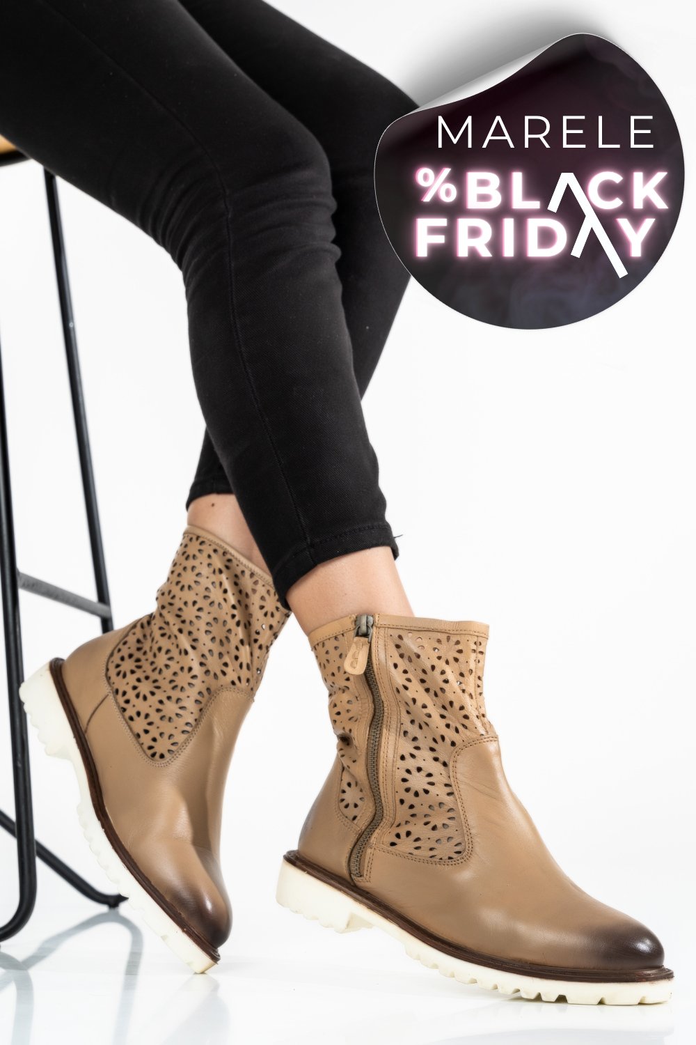 GHETE FEMEI PIELE NATURALA NUDE 9S77231