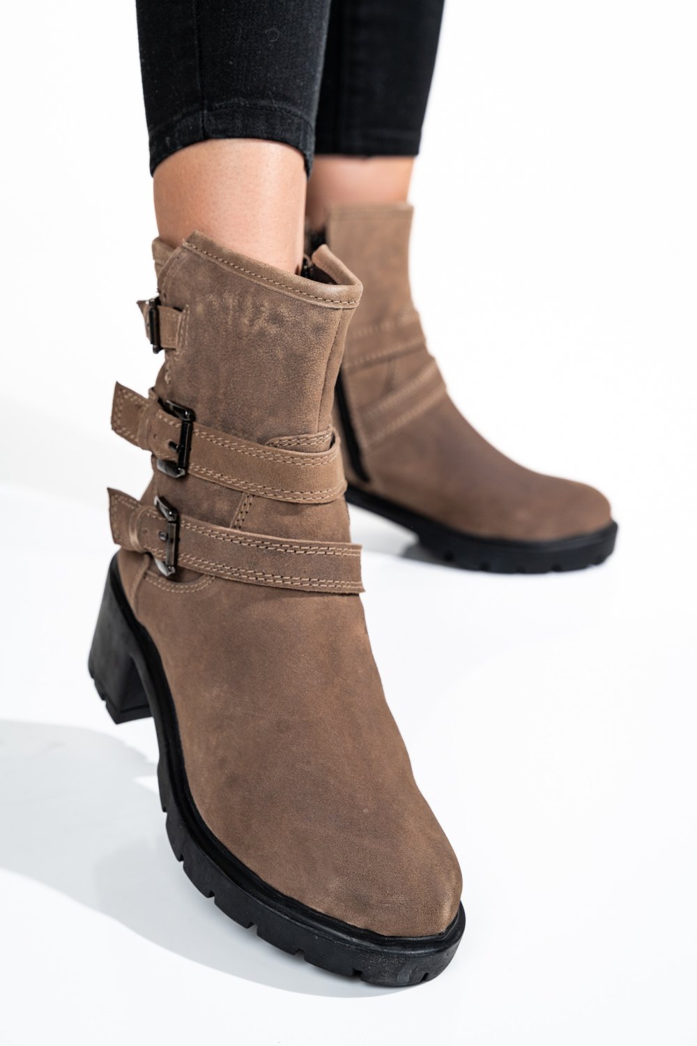 GHETE DAMA PIELE NATURALA MARO 7S77768