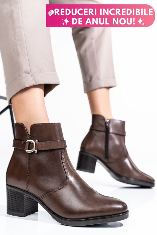 Ghete maro piele naturala ws77h70h05