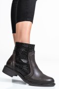 GHETE DAMA DE IARNA PIELE NATURALA MARO INCHIS CAPTUSITE  7S77604
