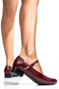PANTOFI VISINII TALPA NEAGRA PIELE NATURALA 2S77041