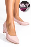 PANTOFI ROZ PIELE NATURALA 1PC507