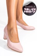 PANTOFI ROZ PIELE NATURALA 1PC507