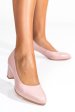 Pantofi roz piele naturala 1pc507