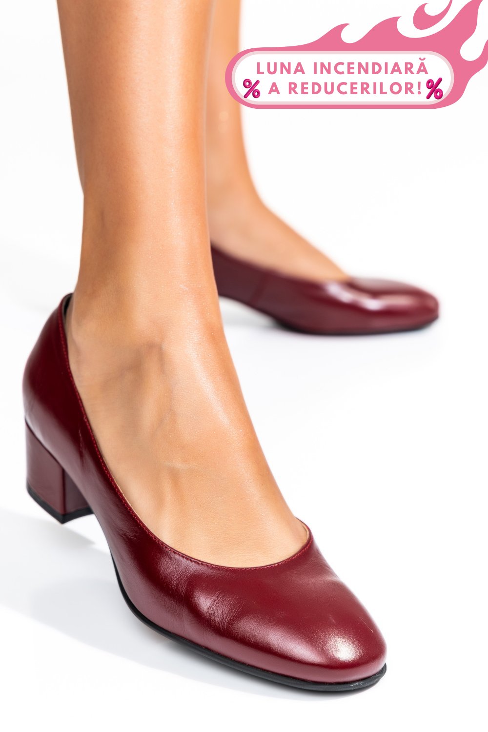 PANTOFI VISINII PIELE NATURALA 1PC301