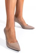 PANTOFI BEJ PIELE NATURALA 1S77881