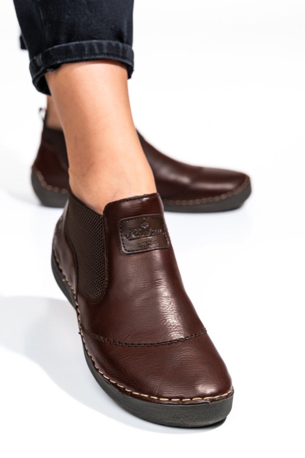 RIEKER, PANTOFI MARO PIELE NATURALA 5259224