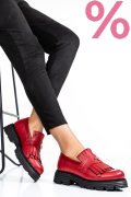 MOCASINI DAMA PIELE NATURALA ROSII 3S7795