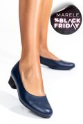 PANTOFI DAMA PIELE NATURALA BLEUMARIN TOC MIC 2S77040