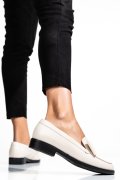 MOCASINI BEJ PIELE NATURALA 2S77110