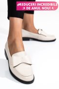 MOCASINI BEJ PIELE NATURALA 2S77110