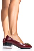 PANTOFI VISINII PIELE NATURALA 2S7756BR
