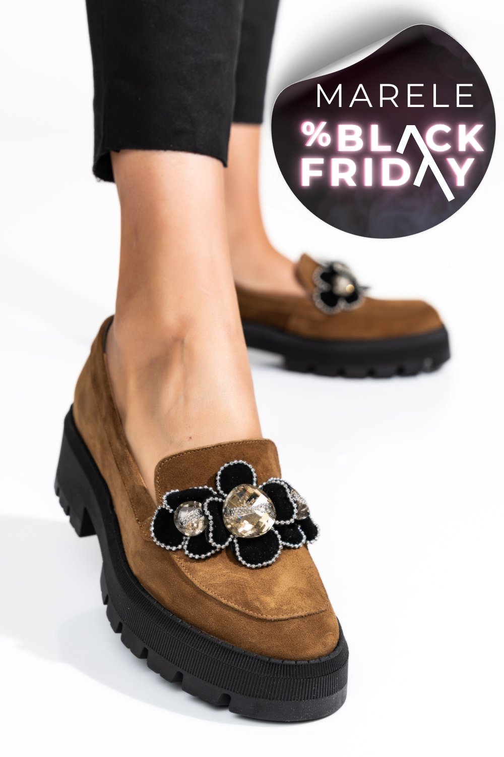 MOCASINI MARO PIELE NATURALA INTOARSA 2S7723