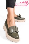 MOCASINI OLIVE PIELE NATURALA 2S77115