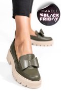 MOCASINI OLIVE PIELE NATURALA 2S77115