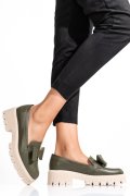 MOCASINI OLIVE PIELE NATURALA 2S77115
