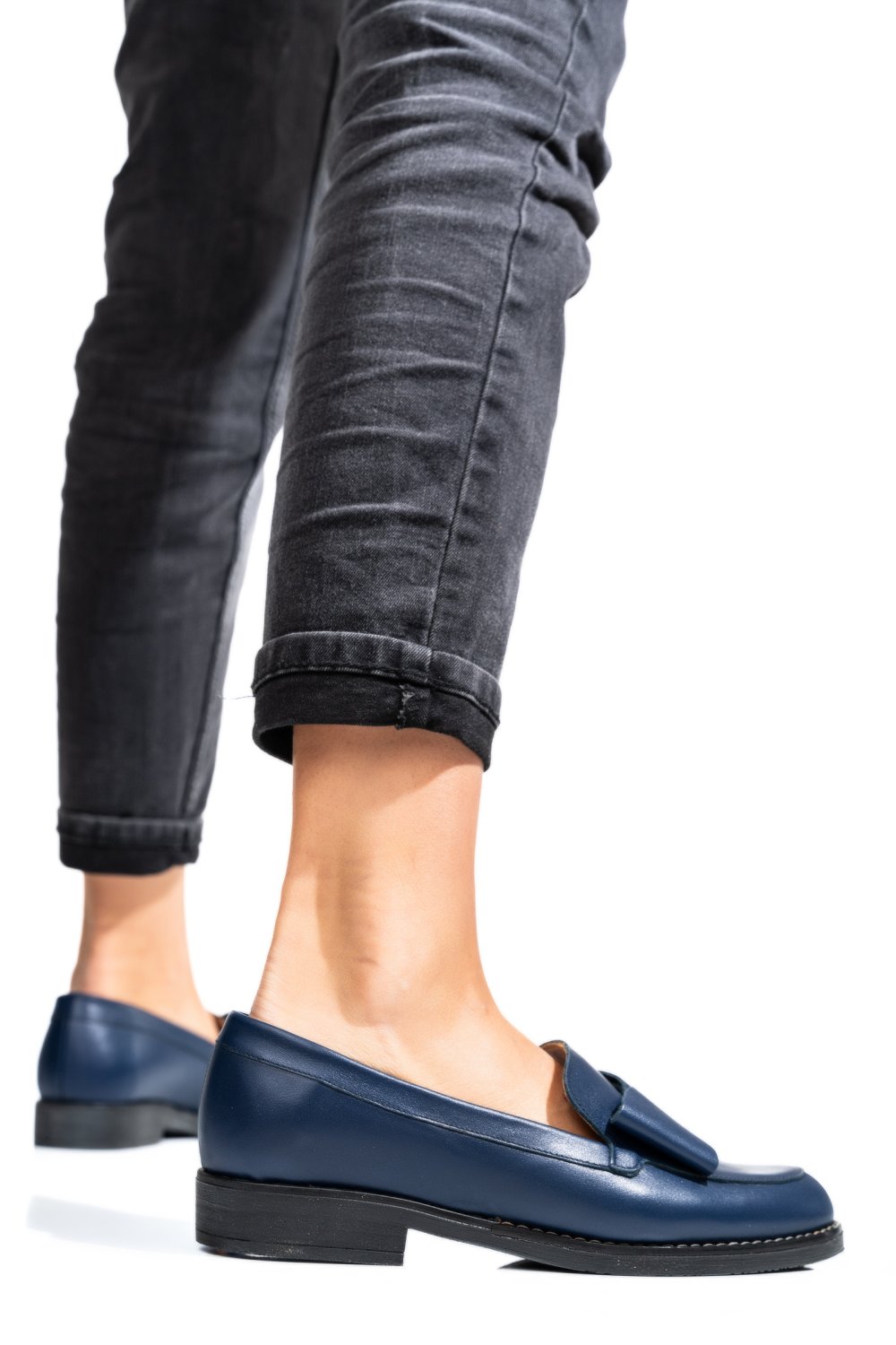 MOCASINI FEMEI PIELE NATURALA BLEUMARIN 2S77110