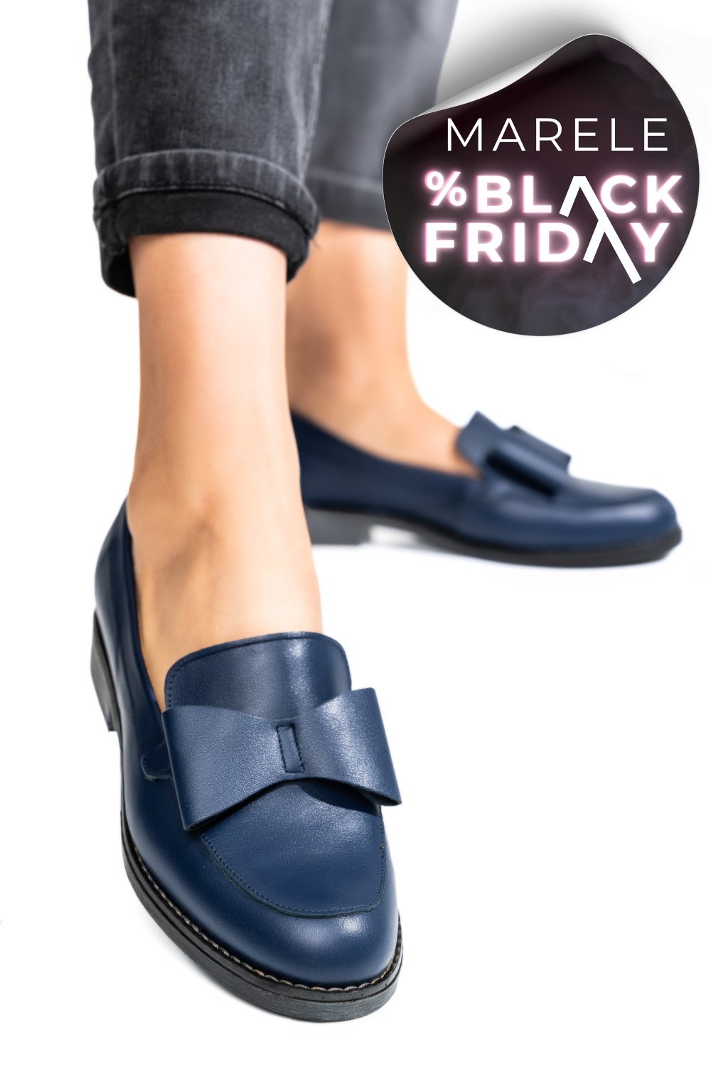 MOCASINI FEMEI PIELE NATURALA BLEUMARIN 2S77110