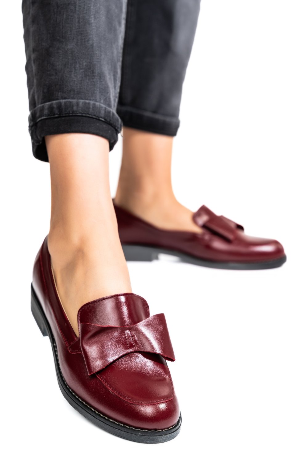 MOCASINI VISINII FEMEI PIELE NATURALA 2S77110