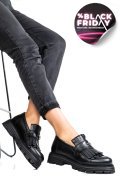 MOCASINI DAMA PIELE NATURALA BLACK 3S7795