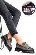 MOCASINI DAMA PIELE NATURALA PEWTER 3S7795