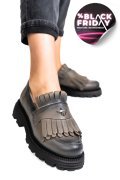 MOCASINI DAMA PIELE NATURALA PEWTER 3S7795
