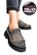 MOCASINI DAMA PIELE NATURALA PEWTER 3S7795
