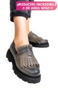 MOCASINI DAMA PIELE NATURALA PEWTER 3S7795
