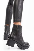 GHETE DAMA PIELE NATURALA NEGRE 7S77765