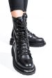 Ghete femei piele naturala negre 2s7732-037np