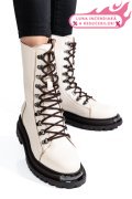 GHETE DAMA PIELE NATURALA  BEJ 2S7732-037NP