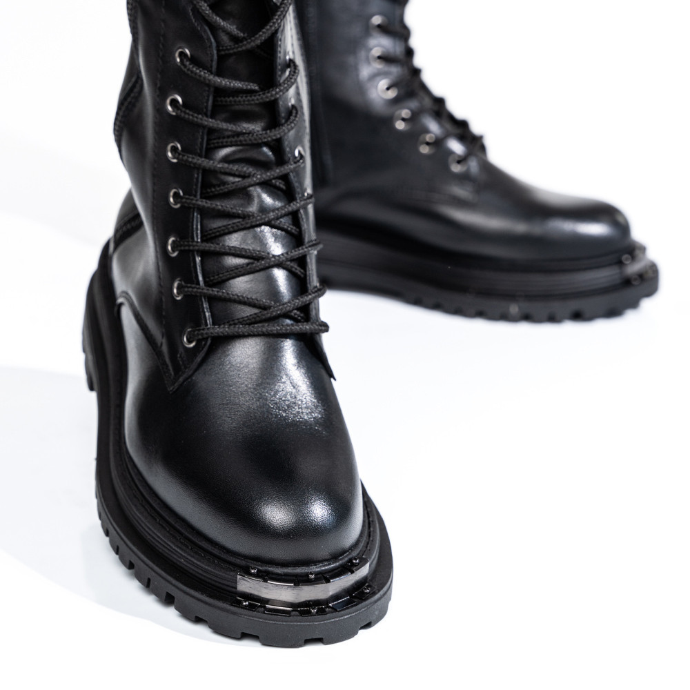 GHETE FEMEI PIELE NATURALA NEGRE 2S7732-036NP