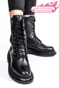 GHETE FEMEI PIELE NATURALA NEGRE 2S7732-036NP