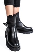 GHETE DAMA PIELE NATURALA NEGRE 2S7732-033NP