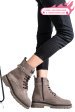 Ghete dama piele naturala intoarsa taupe 2s7732-034sp
