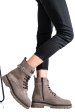 Ghete dama piele naturala intoarsa taupe 2s7732-034sp