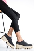 PANTOFI GRI PIELE NATURALA INTOARSA 2PC080