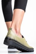PANTOFI OLIVE PIELE NATURALA APCK710