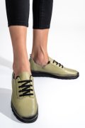 PANTOFI OLIVE PIELE NATURALA APCK710