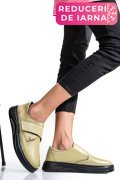 PANTOFI OLIVE PIELE NATURALA APCKD440